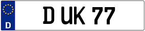 Truck License Plate